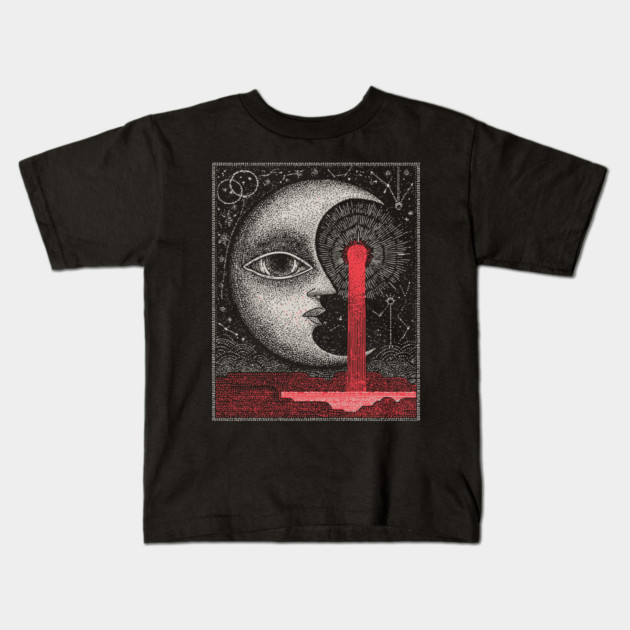 Melancholy of the Weeping Moon Kids T-Shirt by TuncGK