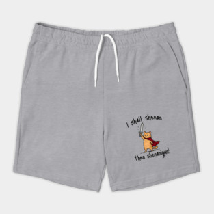 Cute Quest Orange Cat says I Shall Shenan Then Shenanigan! Shorts