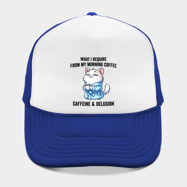 What I Require From My Morning Coffee Sarcastic Cat by Luxinda