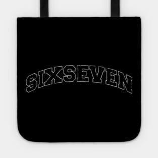 Six Seven, fun collegiate look, 6 7 meme Tote