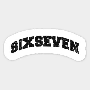 Six Seven, Fun Collegiate Look, 6 7 Meme Magnet