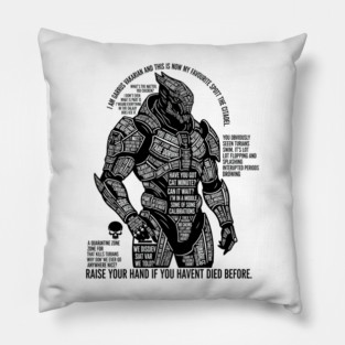 Mass Effect: Garrus Vakarian Pillow