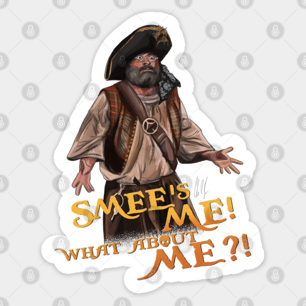 Hook: Smee's Me! Sticker by 51Deesigns
