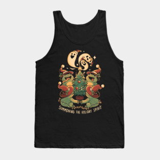 Summoning The Holiday Spirit Frogs Tank Top