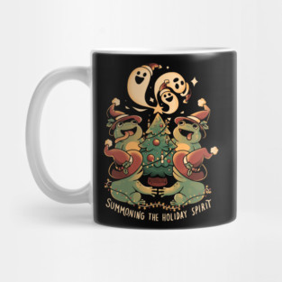 Summoning The Holiday Spirit Frogs Mug
