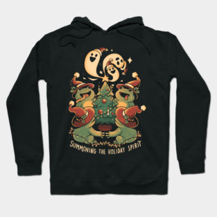Summoning The Holiday Spirit Frogs Hoodie