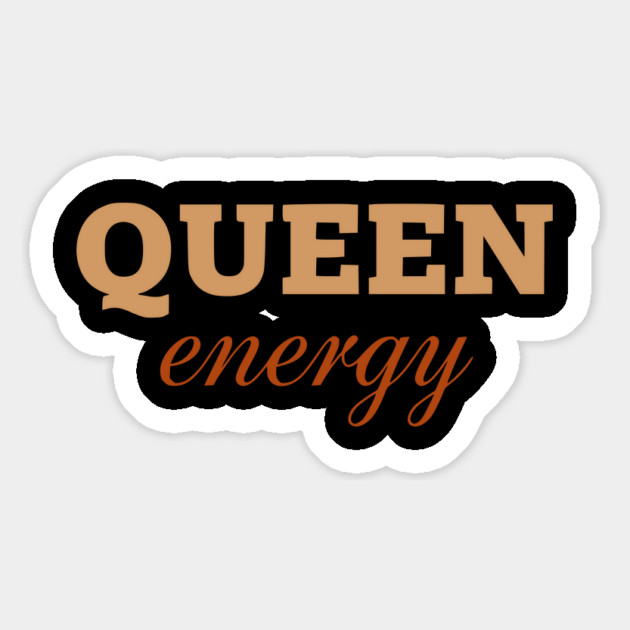 Queen Energy - Empowering & Confident Statement Design Magnet by UrbanLifeApparel