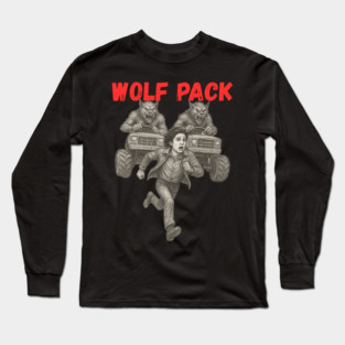 Wolf Pack Monster Trucks Long Sleeve T-Shirt