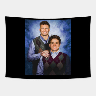 Justin Herbert Ladd McConkey Los Angeles Football Step Brothers Tapestry
