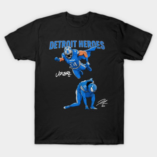 Detroit Heroes Amon Ra St Brown And Jahmyr Gibbs T-Shirt