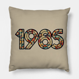 1985 Birth Year, 40th Birthday, 80s Baby Pillow