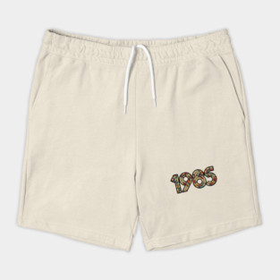 1985 Birth Year, 40th Birthday, 80s Baby Shorts