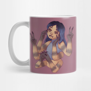 human arachnid Mug