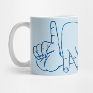 Los Angeles Dodgers Hand Signs Mug