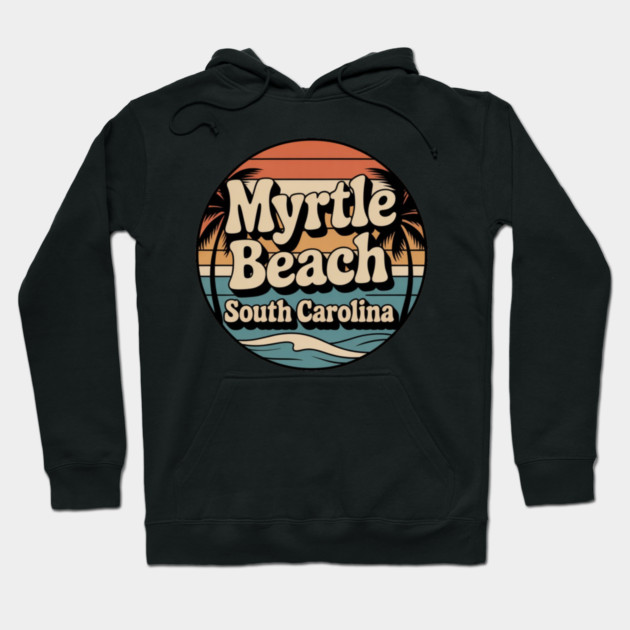 Myrtle beach south Carolina Hoodie by Pixel Threads 