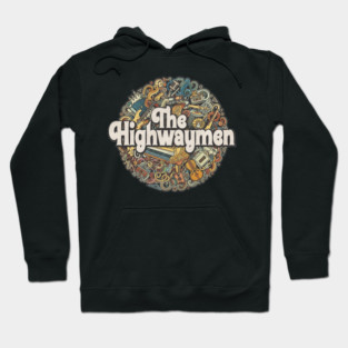 Retro Doodle The Highwaymen Hoodie