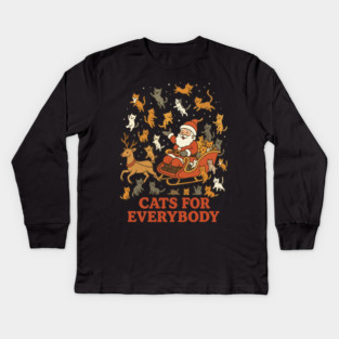 Cats For Everybody Kids Long Sleeve T-Shirt