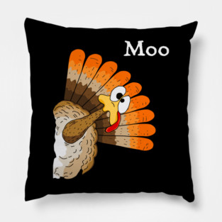 Turkey Moo Pillow