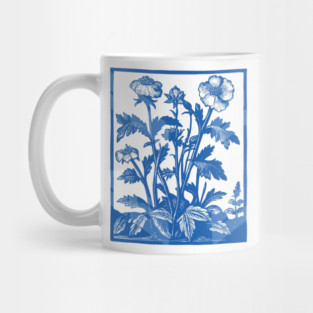 Vintage-botanical-flowers-illustration Mug