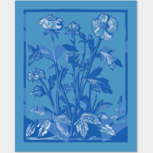 Vintage-botanical-flowers-illustration Posters and Art