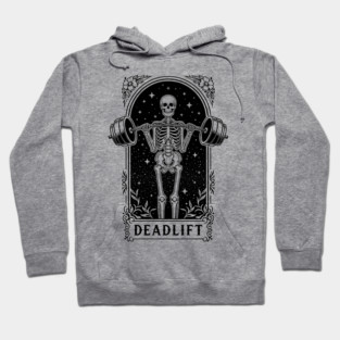 Deadlift Skeleton Gym Hoodie