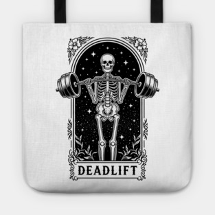 Deadlift Skeleton Gym Tote