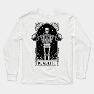 Deadlift Skeleton Gym Long Sleeve T-Shirt