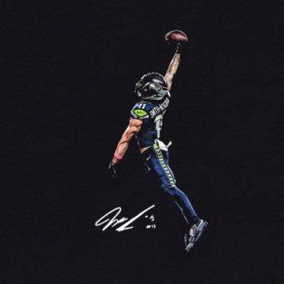 Jaxon Smith-Njigba Posterized Baseball T-Shirt