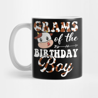 Grams Of The Birthday Boy Cow Farm 1St Birthday Mug
