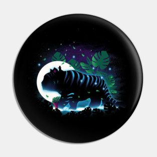 Derpy Night Landscape Pin