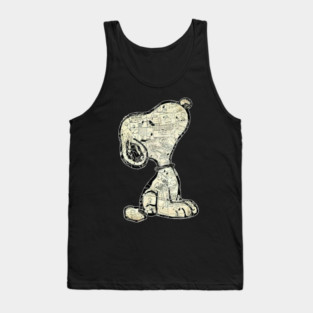 Snoopy Comic Strip Collage Tank Top