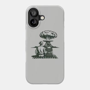 Atomic Picnic – Retro Romance at the End of the World Phone Case