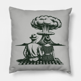 Atomic Picnic – Retro Romance at the End of the World Pillow