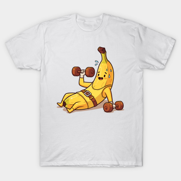 Sweaty Banana Gym T-Shirt by enrynz