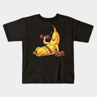 Sweaty Banana Gym Kids T-Shirt
