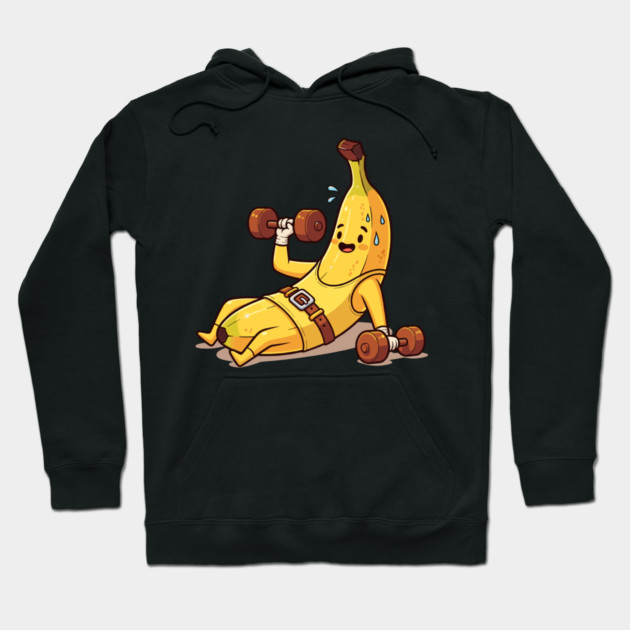 Sweaty Banana Gym Hoodie by enrynz