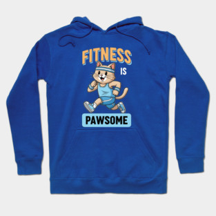 Fitness is Pawsome Hoodie