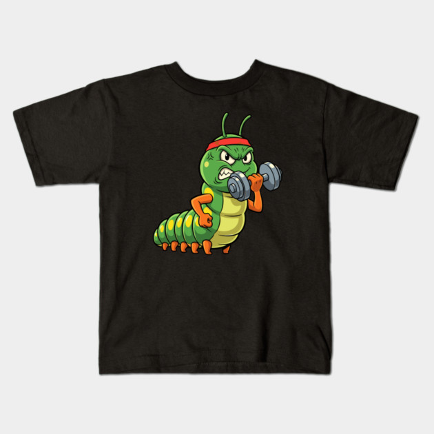 Caterpillar Fitness Kids T-Shirt by enrynz