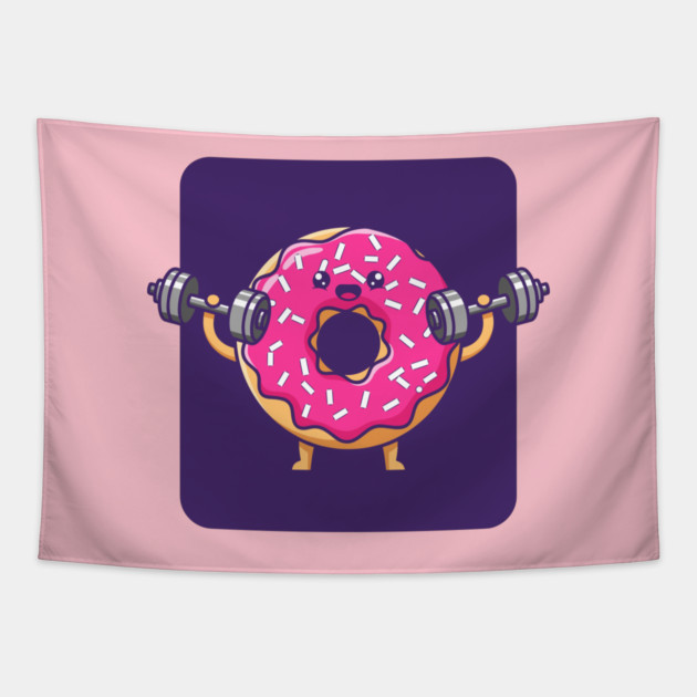 Donut Lift Tapestry by enrynz