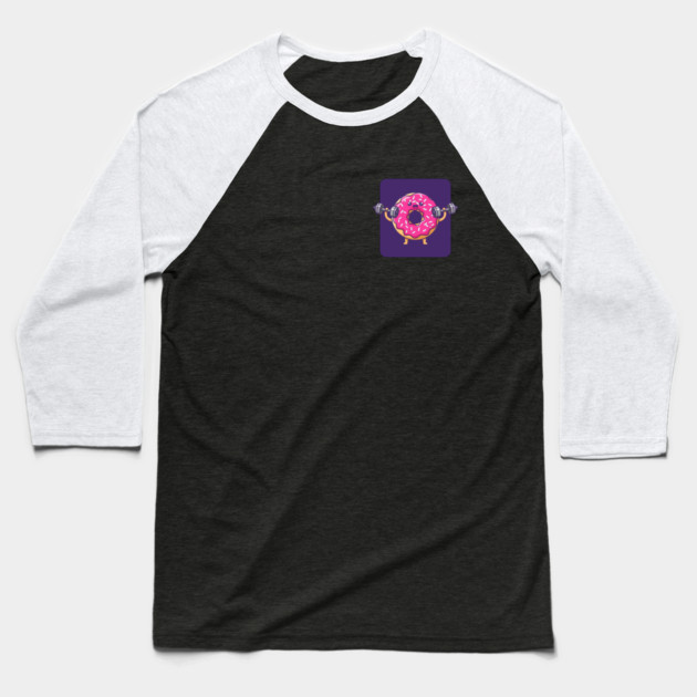 Donut Lift Baseball T-Shirt by enrynz