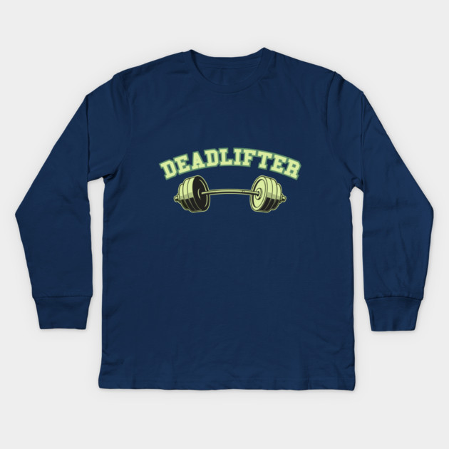 Deadlifter Kids Long Sleeve T-Shirt by enrynz
