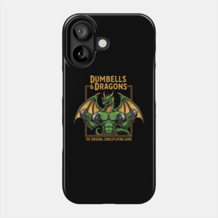 Dumbells and Dragons Phone Case