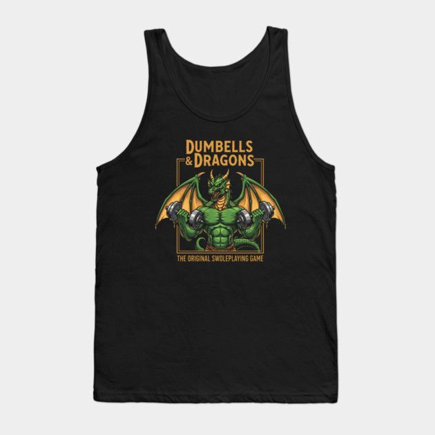 Dumbells and Dragons Tank Top by enrynz