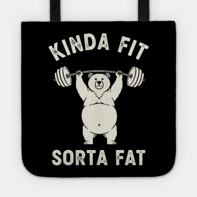 Kinda fit, Sorta Fat Tote by enrynz