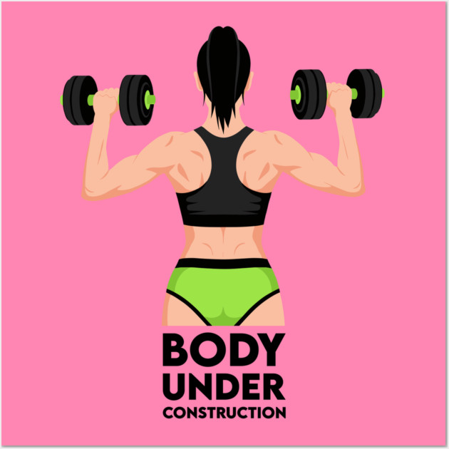 Body Under Construction Wall Art by enrynz
