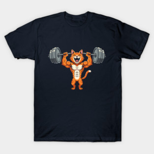 Purrfect Gym Cat T-Shirt