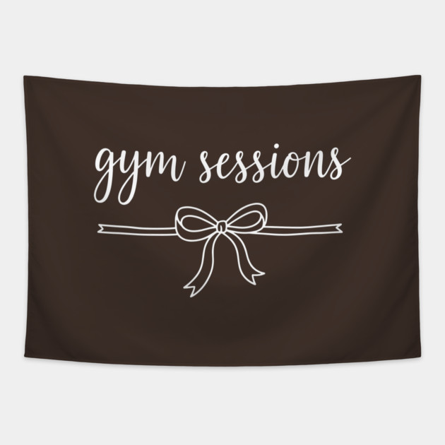 Gym Sessions Tapestry by enrynz