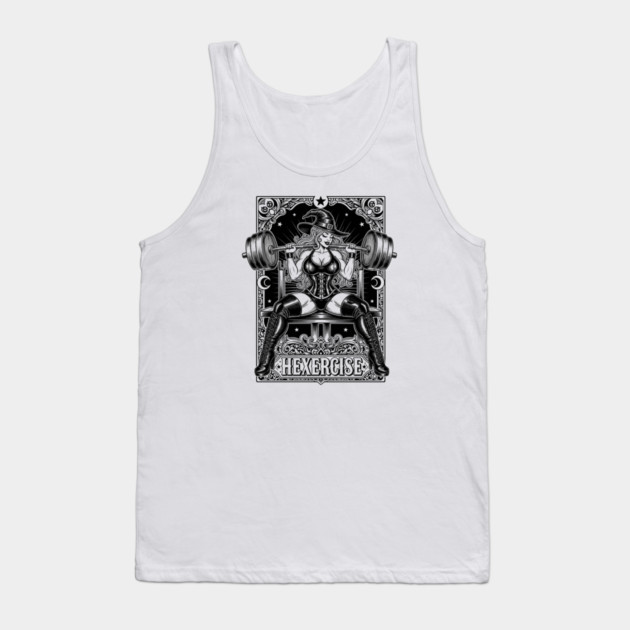 Hexercise Witch Fitness Tank Top by enrynz