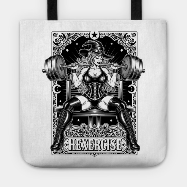 Hexercise Witch Fitness Tote by enrynz