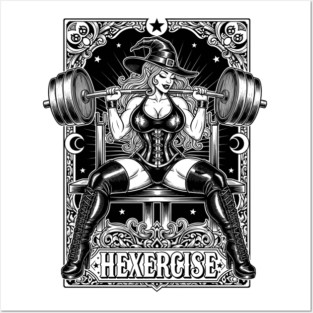 Hexercise Witch Fitness Posters and Art